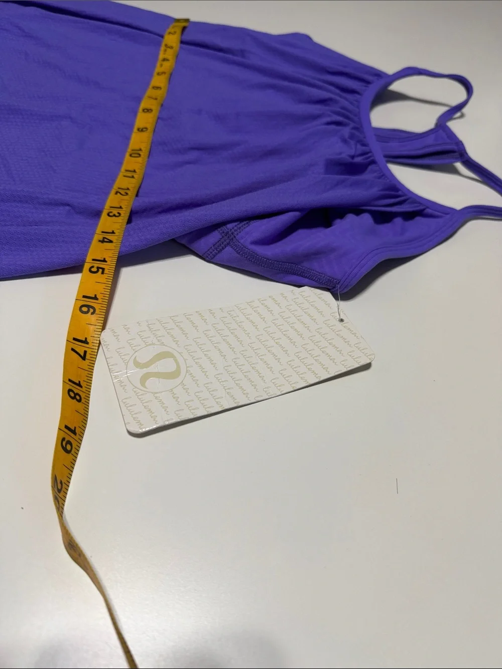 lululemon athletica Vibrant Purple Strappy Workout Tank